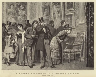 Un dimanche après-midi dans une galerie d